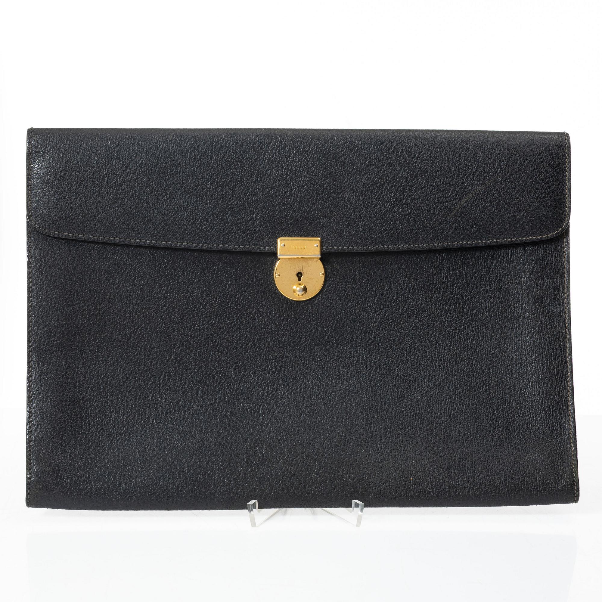 Gucci, document portfolio, vintage.