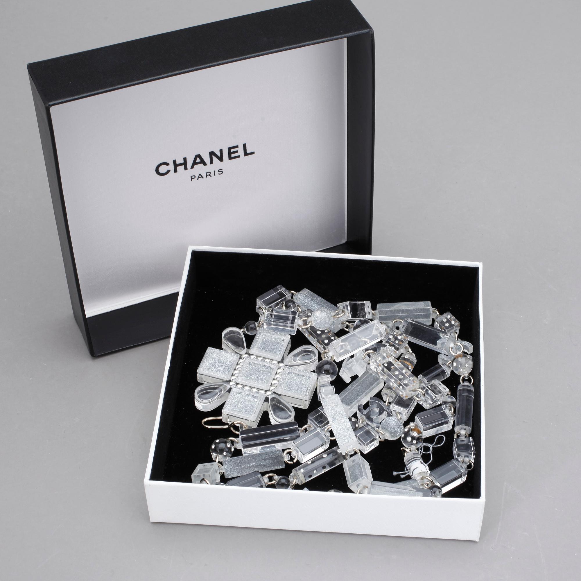 CHANEL, halsband/bälte, plexiglas, höst 2004.