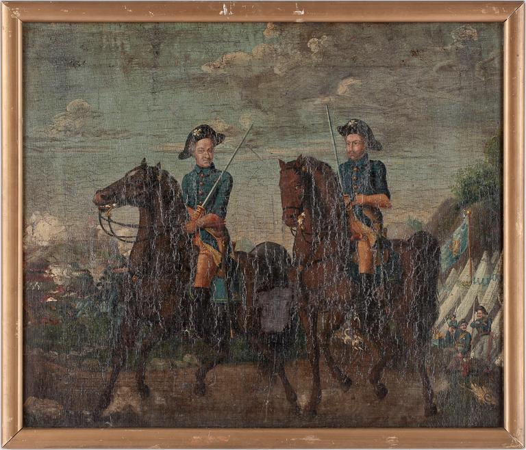 OKÄND KONSTNÄR, olja på duk, 1800-tal.