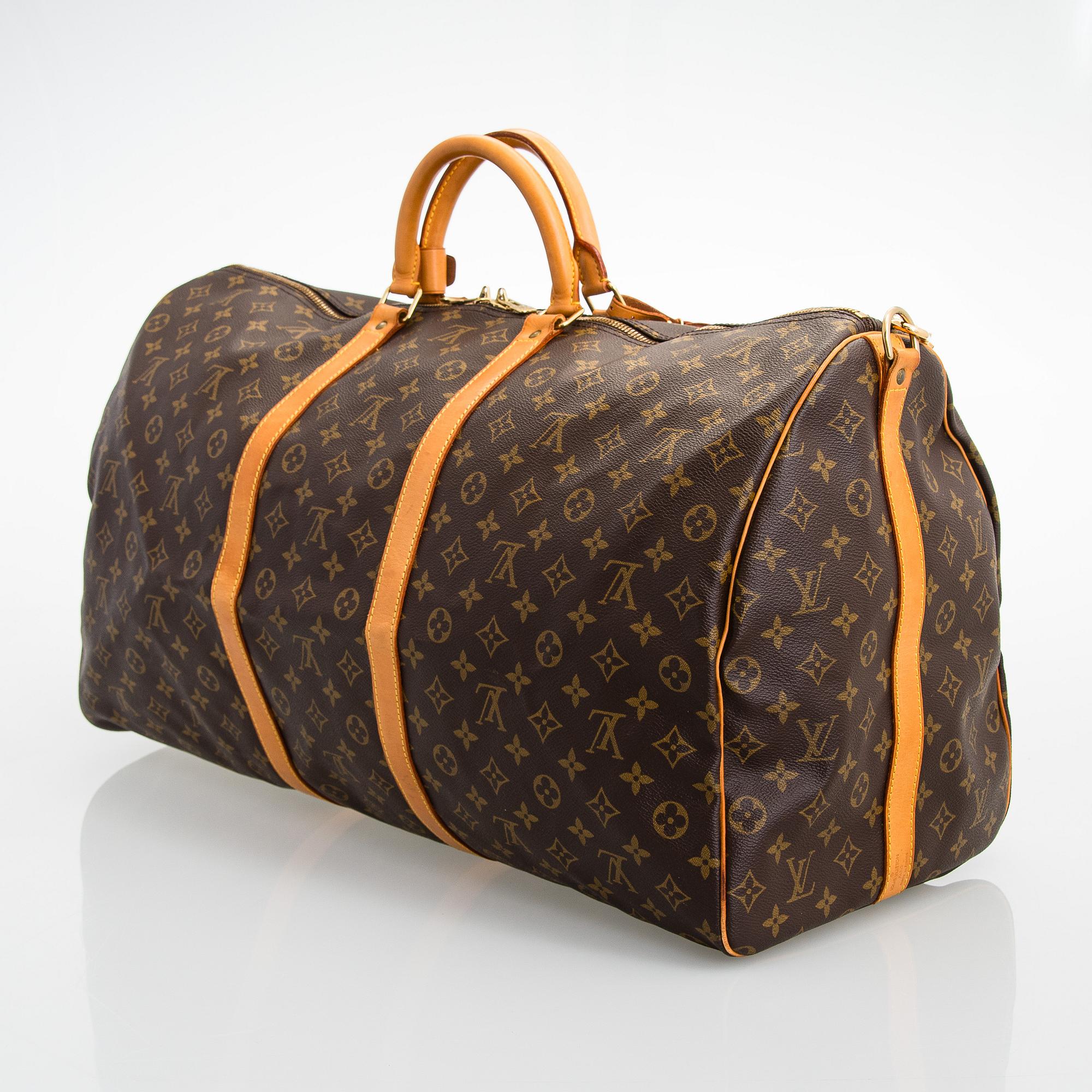 Louis Vuitton, a monogram 'Keepall 60 Bandoulière' Weekendbag.