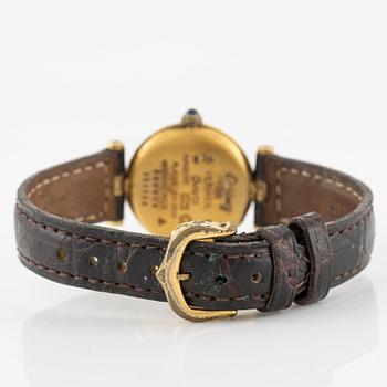 Cartier, must de CARTIER, VLC, wristwatch, 24 mm.