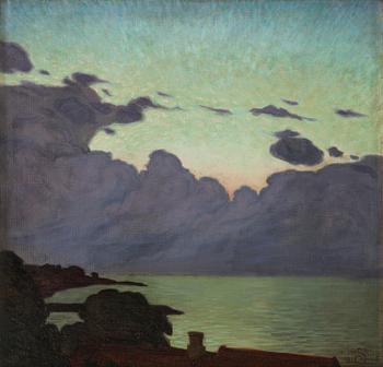753. Arvid Werner Sundblad, "Afton vid Skelderviken".