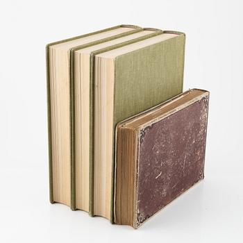 Bröderna von Wright, bokverk, 3 band, "Svenska fåglar", samt bokverk "Svenske foglarna" av Carl.J.Sundevall.