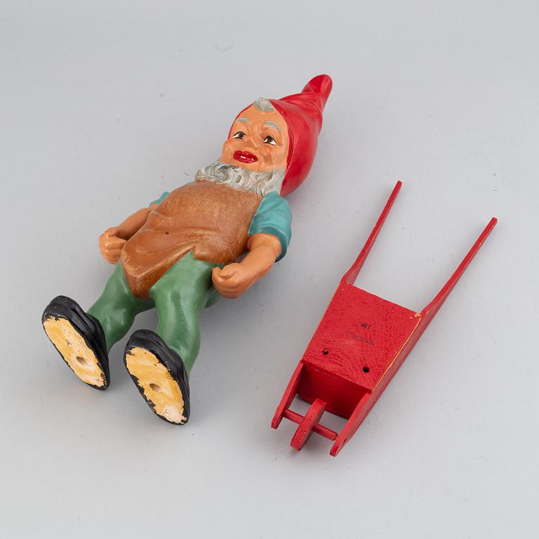 A ceramic gnome, West Germany, second half of the 20th century.