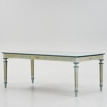 Carl Malmsten, a grand Swedish Grace dining table, cabinetmaker Albin Johansson, Stockholm, for Villa Kvikkjokk, 1927.