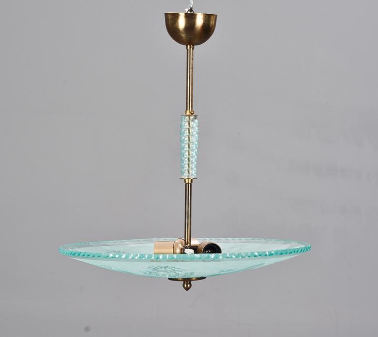 TAKLAMPA, art deco 1930-tal.