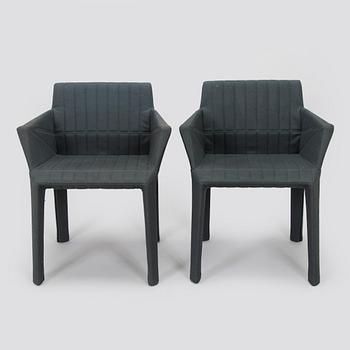 Ligne Roset, a set of 8 'Facett' dining chairs, France.