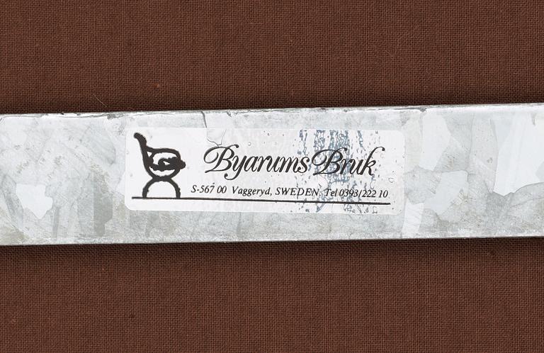 KARMSTOLAR, ett par, Byarums Bruk, 1900-talets andra hälft.