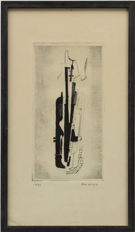 Nils Wedel, Cubist Composition.