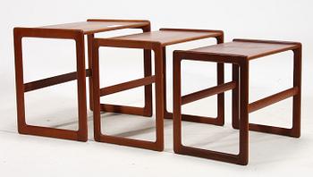 SATSBORD, 3 delar, 1950/60-tal. Danmark.