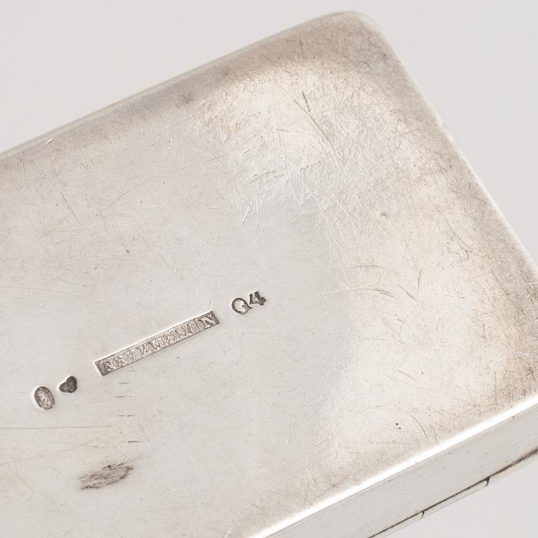 A Swedish Silver Snuff Box, 1846.