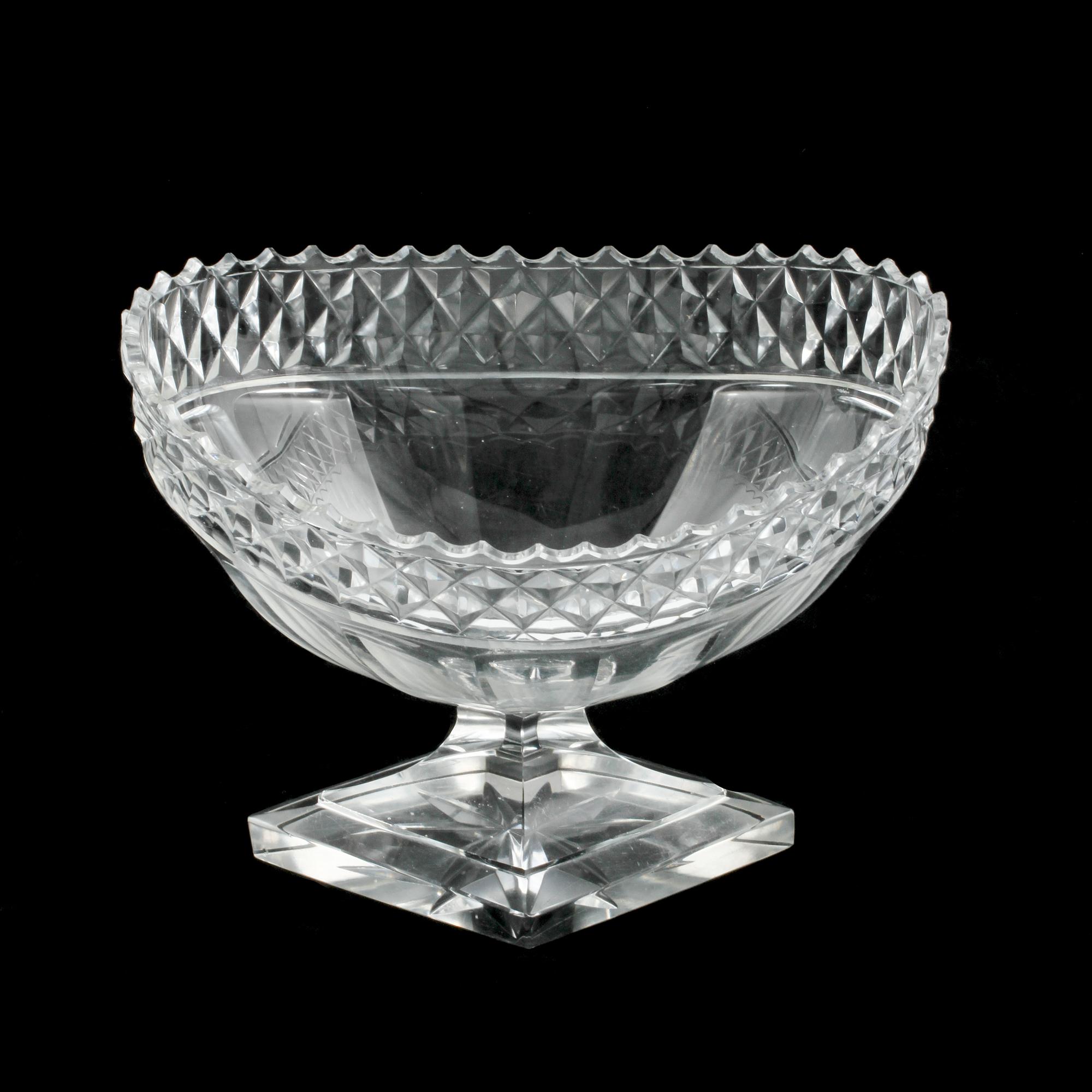 SKÅL, glas, sent 1800-tal/tidigt 1900-tal.