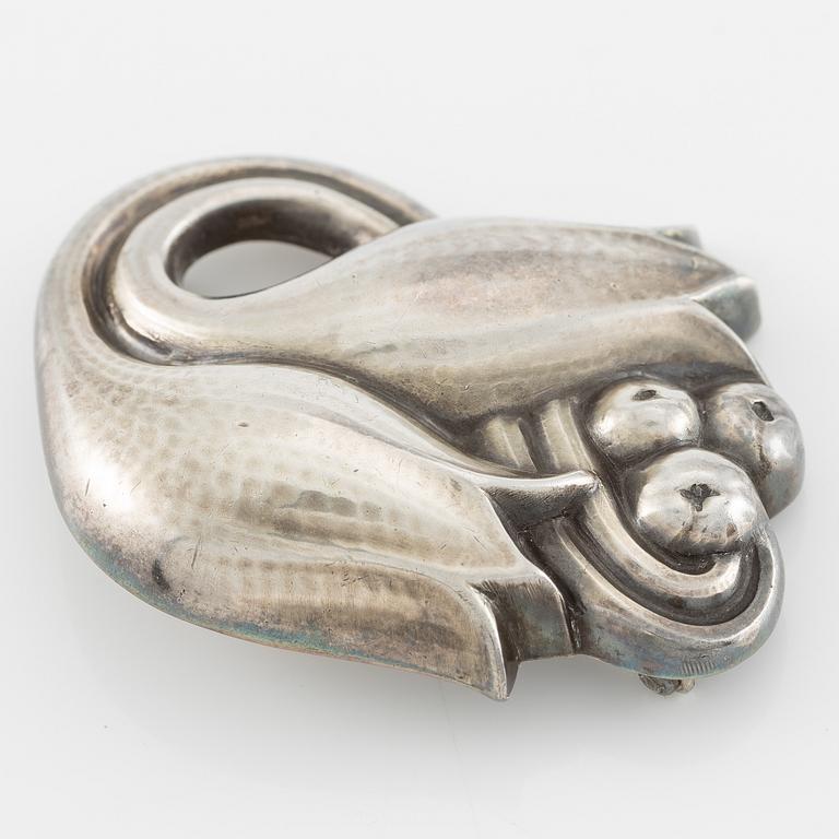 Brosch sterlingsilver, Georg Jensen.