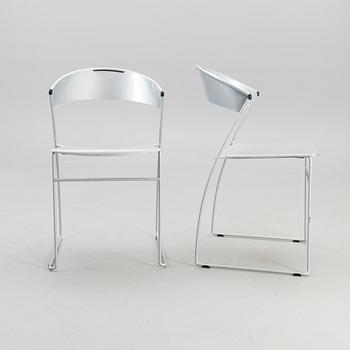 A set of nine stackable 'Juliette' chairs for Cerruti Baleri, Italy 2000s. Model designed in 1987.