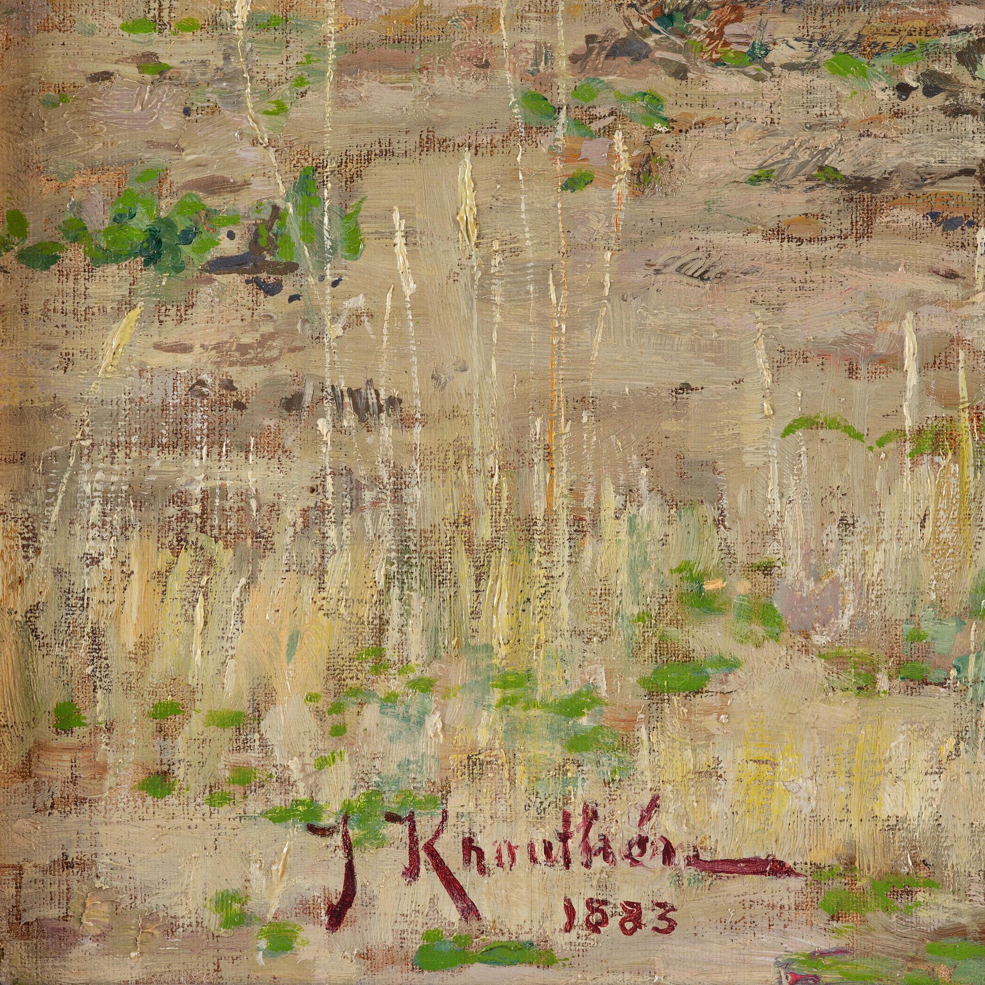 Johan Krouthén, "Höns i trädgårdslandet".