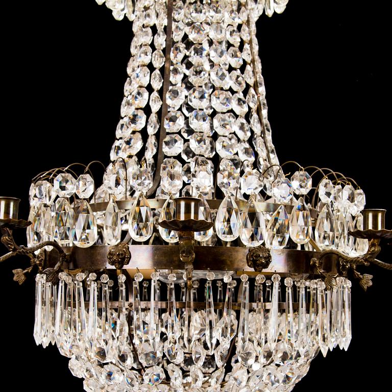 A 20th century chandelier.