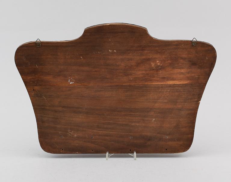 TIDNINGSSTÄLL, trä och mässing, 1900-talets början.