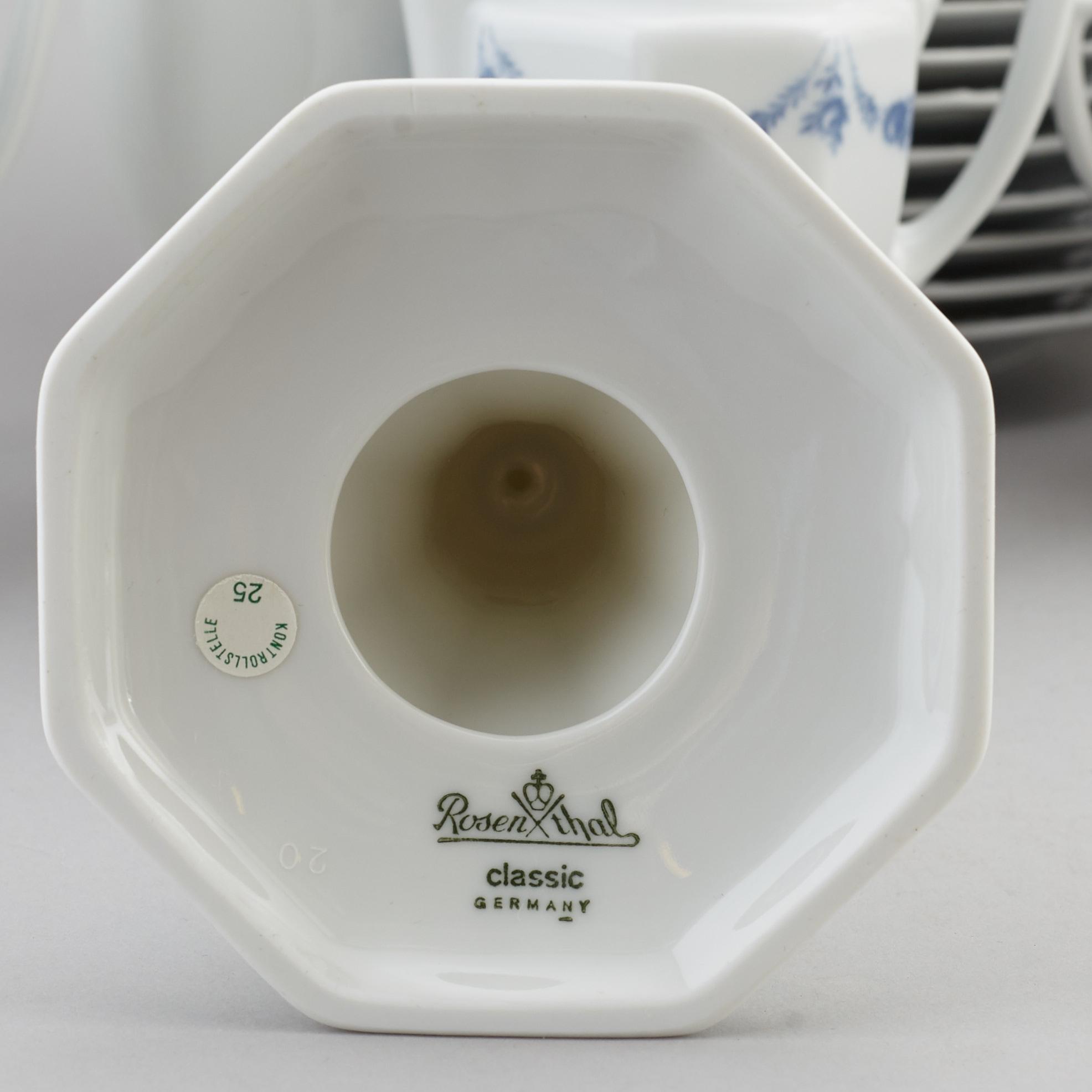 ROSENTHAL, kaffeservis, 53 delar, porslin, "Maria".