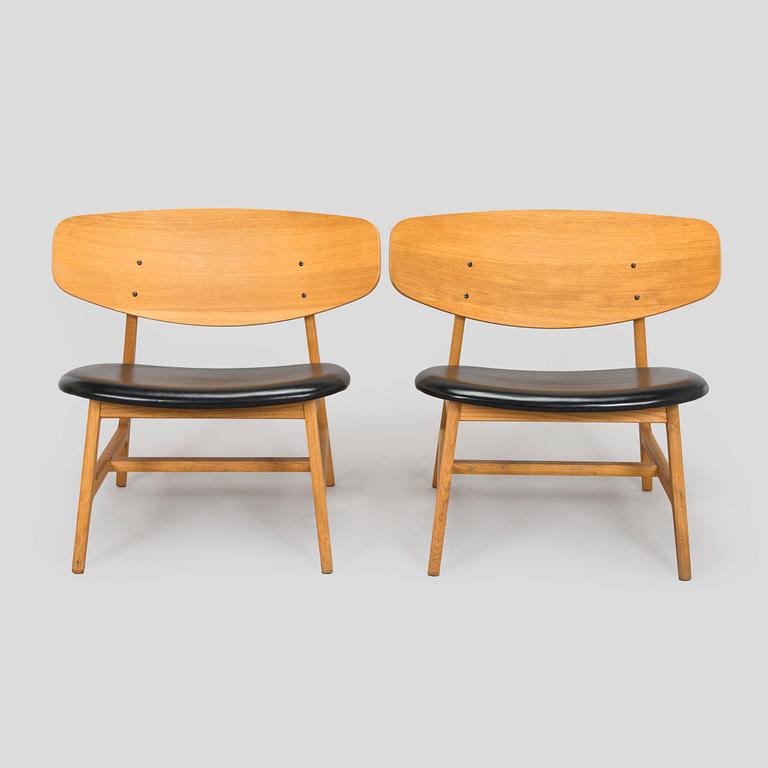 Henrik Pedersen, a pair of 'Siko' lounge chairs for Houe, Denmark.