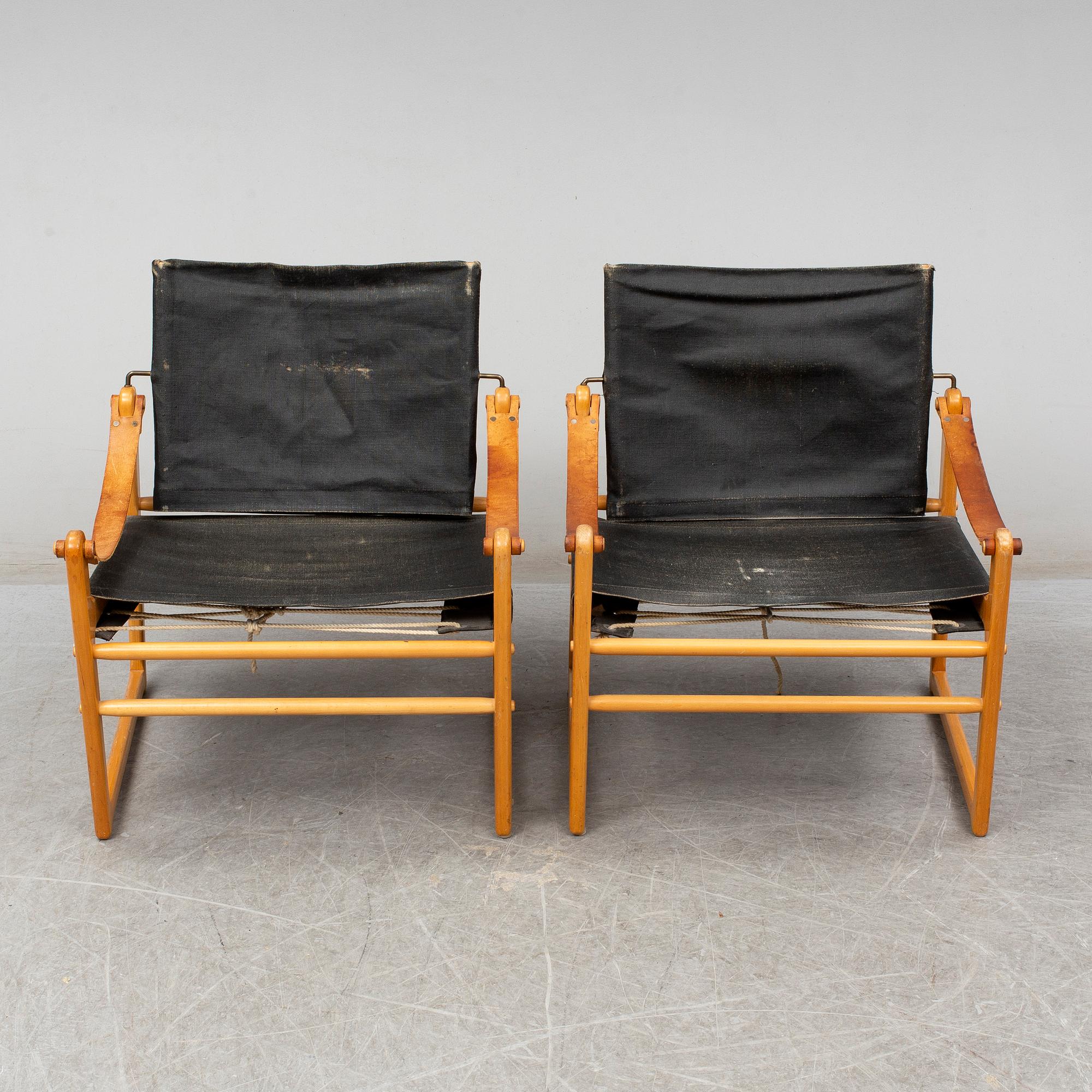 BENGT RUDA, fåtöljer, ett par, "Cikada", IKEA, formgiven 1964.