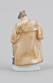 FIGURINER, 2 st, porslin, Herend, Ungern.