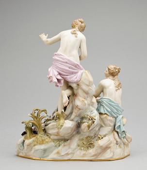 FIGURIN, porslin, Meissen, 1800/1900-tal.