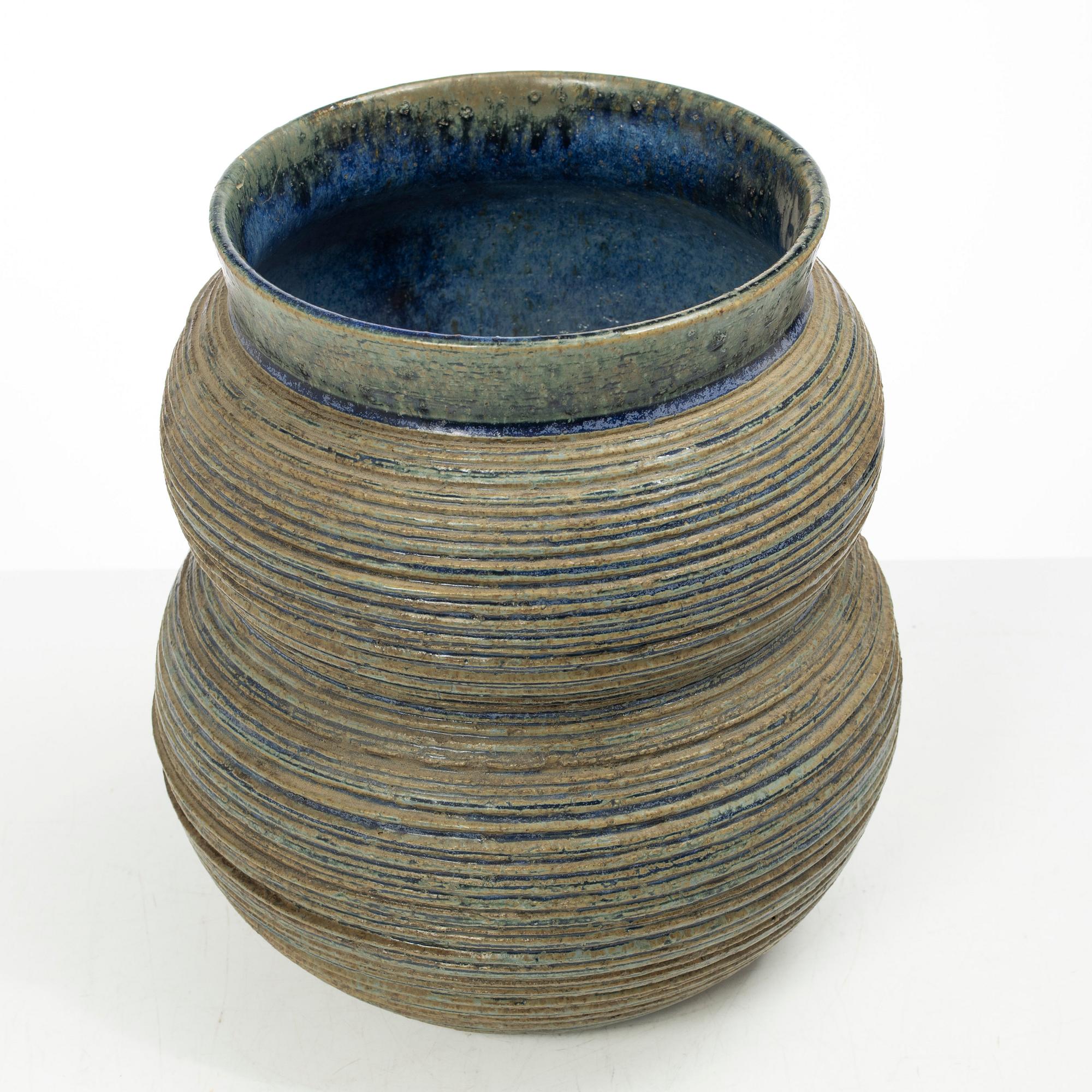 Britt-Louise Sundell, vas, stengods, Gustavsbergs studio.