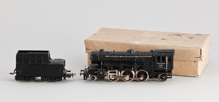 MODELLOK samt KOLVAGN, Märklin, DA 800. 1930-tal.