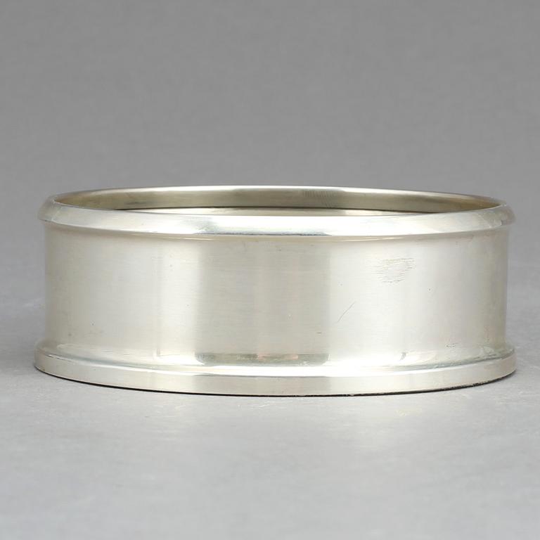 COASTER, sterlingsilver, Borgila, Stockholm, 1969.