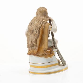 Meissen, Figurin, porslin, "Omphale", Ludwig Schwanthaler, Meissen, Tyskland, omkring 1900.