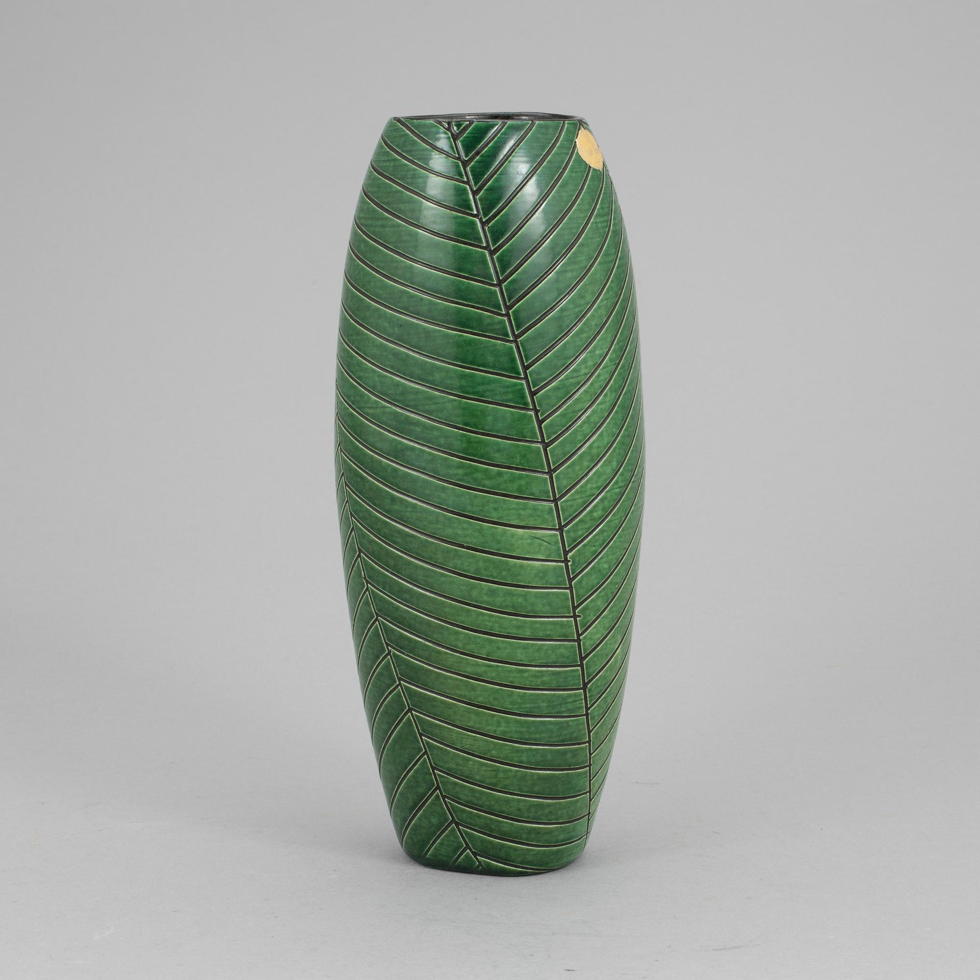 A vase by Ingrid Atterberg for Upsala Ekeby, produced from 1958 thru 1959.