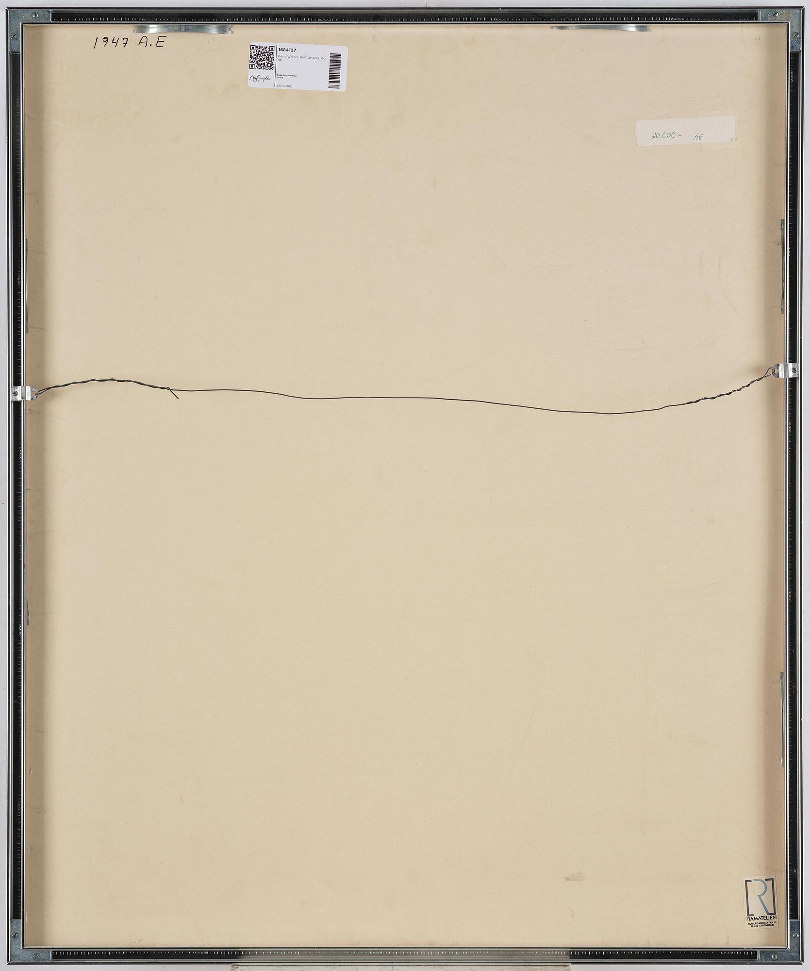 Gösta Werner, Untitled.