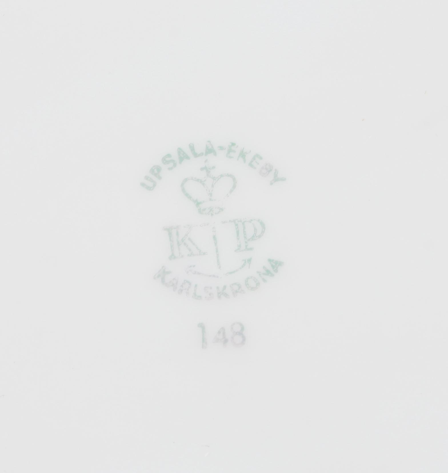 MATSERVIS, 57 delar, porslin, Karlskrona/Upsala-Ekeby.