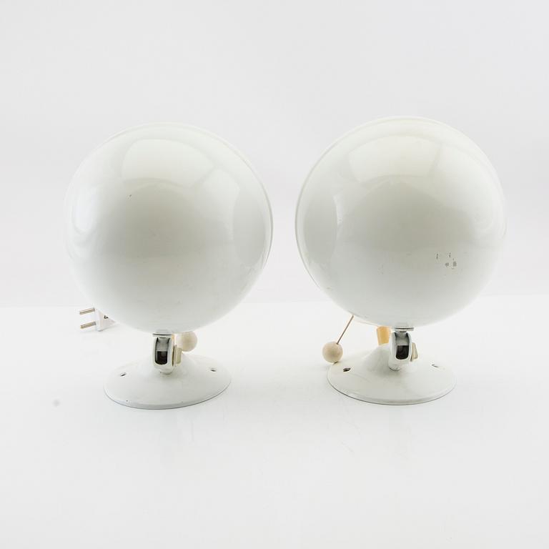 Knud Christensen wall lamps, a pair for Elit Denmark, latter part of the 20th century.