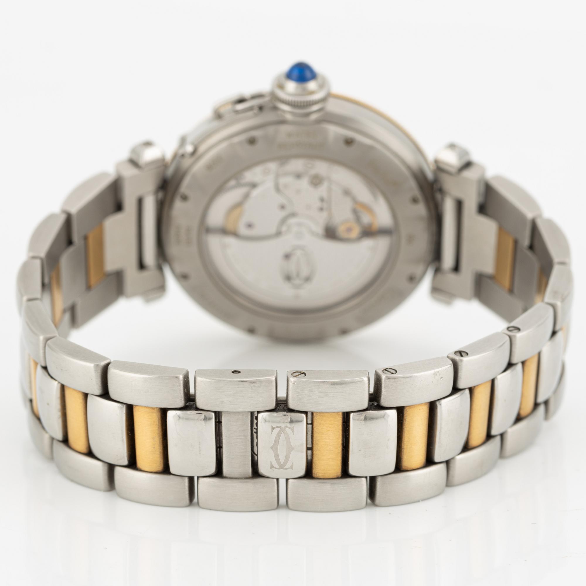 Cartier, Pasha, Plongeur, armbandsur, 38 mm.