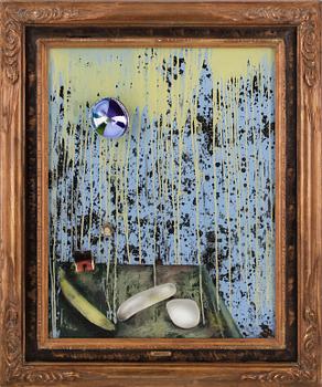 HANS FRODE, blandteknik, a tergo signerad och daterad 2001.