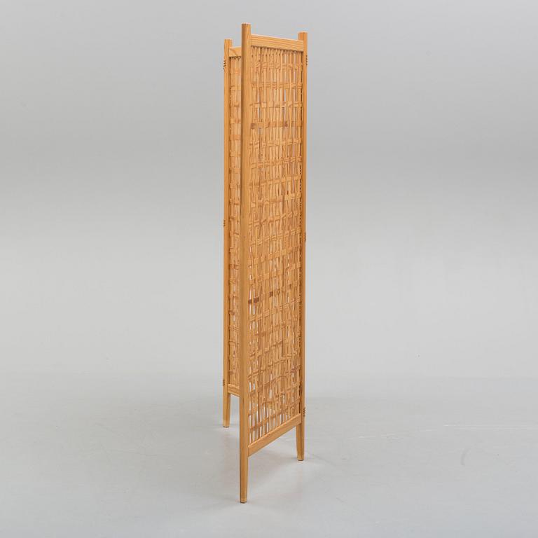 A pine folding screen from Alberts, Tibro, 1950's.