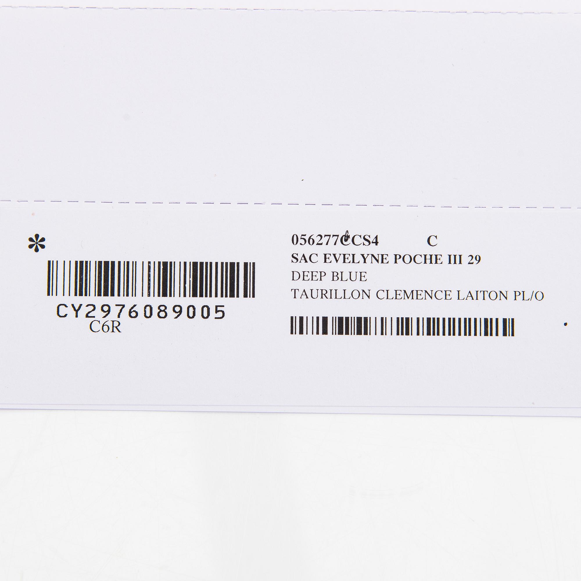 Hermès, an 'Evelyne III 29' bag, 2020.