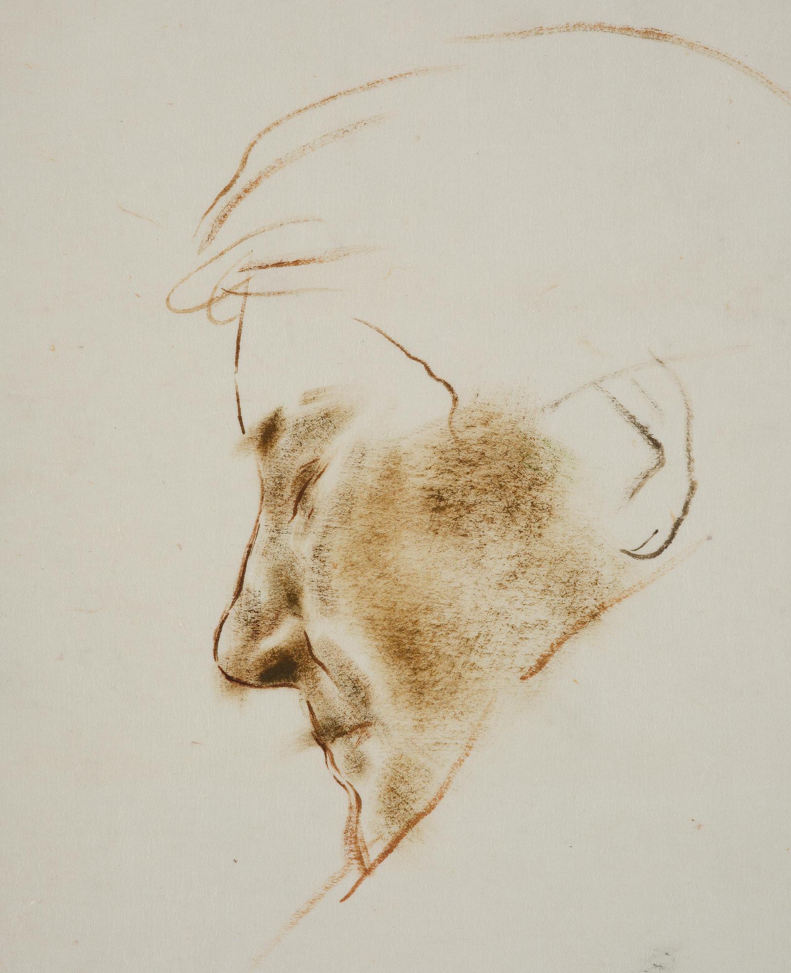 Lotte Laserstein, Portrait of a elederly lady.