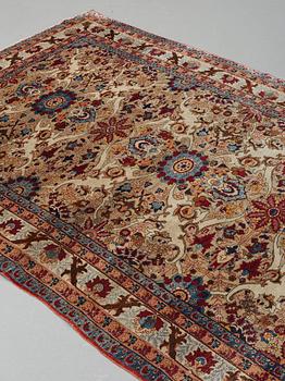 MATTA, antik silke Feraghan/Keshan sannolikt, ca 215,5 x 144,5 cm.