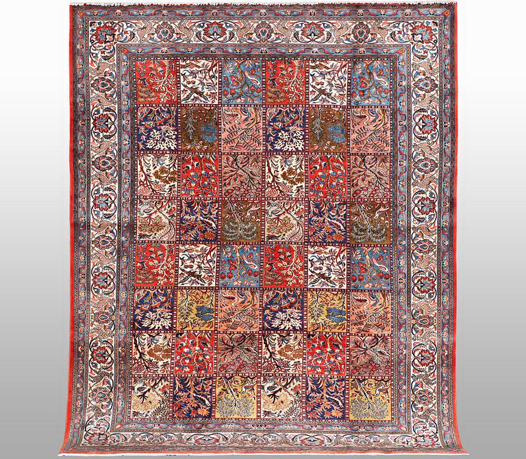 A carpet, Qum, ca 336 x 248 cm.