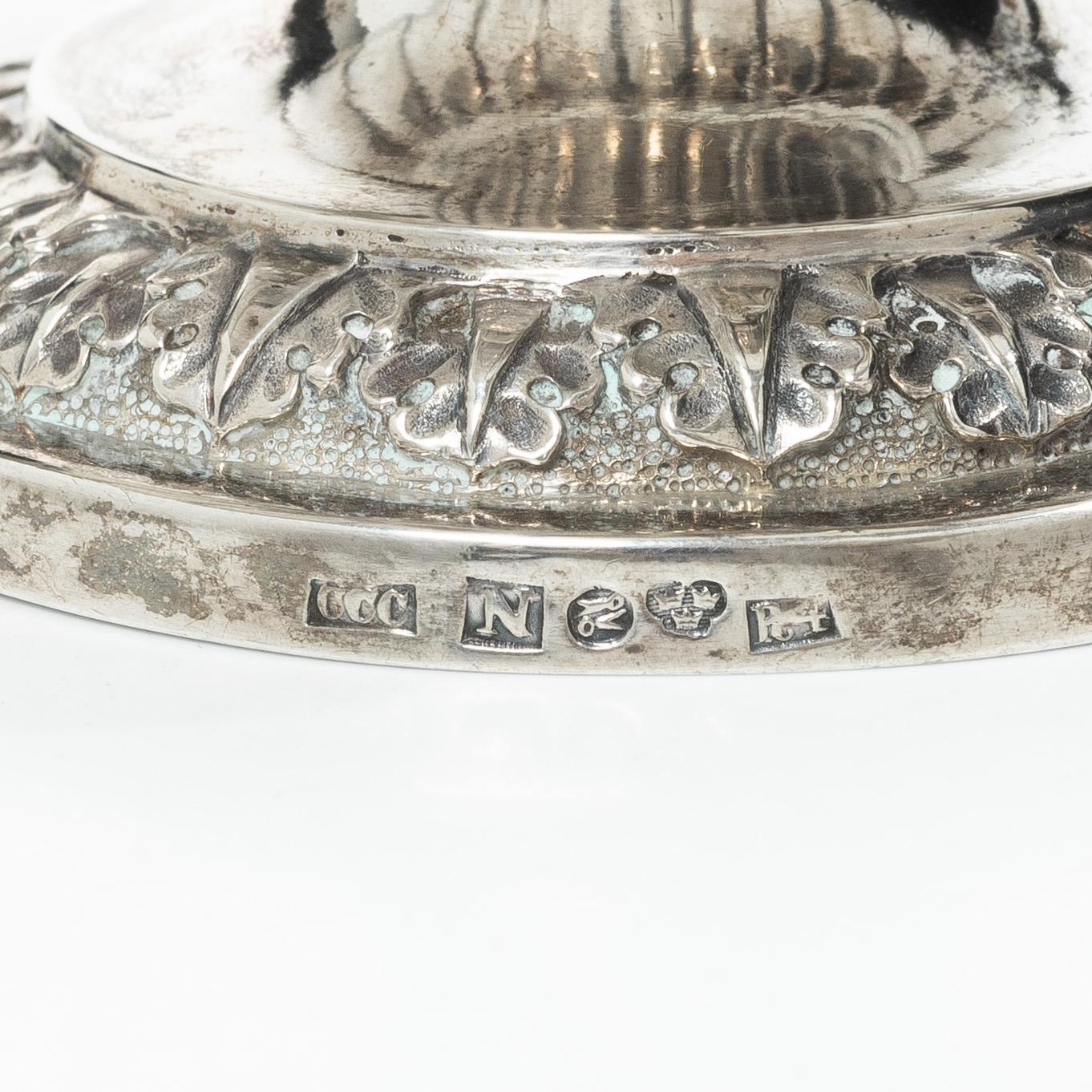 A Swedish silver Empire cream jug, mark of Claes Christian Carlén, Borås 1847.