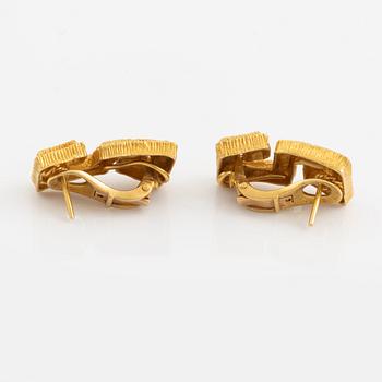 A pair of 18K gold Maramenos & Pateras earrings.