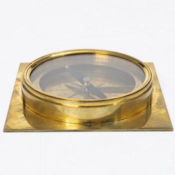 Compass, by Johan Gustaf Hasselström, instrument maker in Stockholm 1775-1812.
