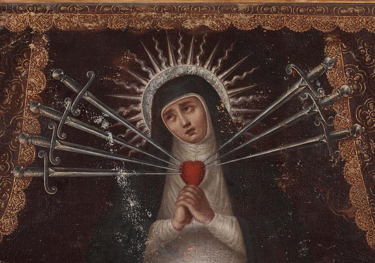 Italian school, probably 16th Century, Mater Dolorosa.