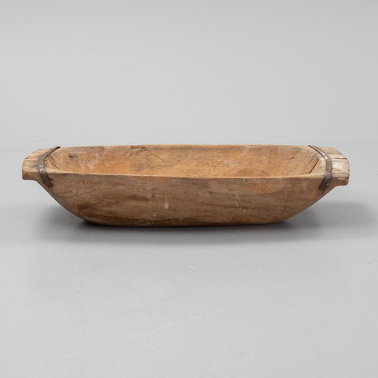 Baktråg, trä, stor modell. 1700-/1800-tal.