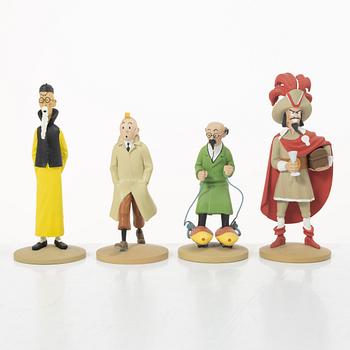 Tintin, samlarfigurer, 26 delar, Hervé Moulins Art, 2011-2015.