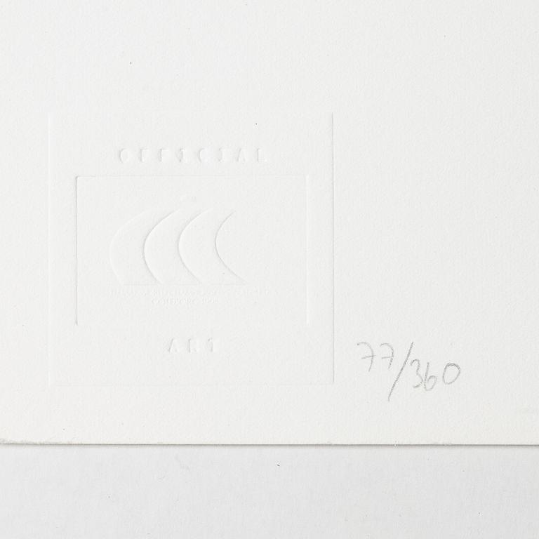 Mapp, 4 litografier,"5Th IAAF World Championships in Athletics Götebog 1995".