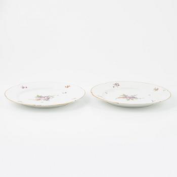 Tallrikar, 4 st, 1800-tal, märkta "B".