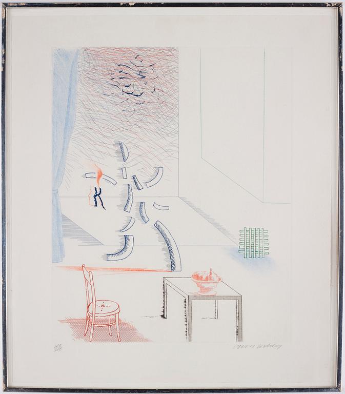 David Hockney, "Tick It, Tock It, Turn It True"  from: "The Blue Guitar".